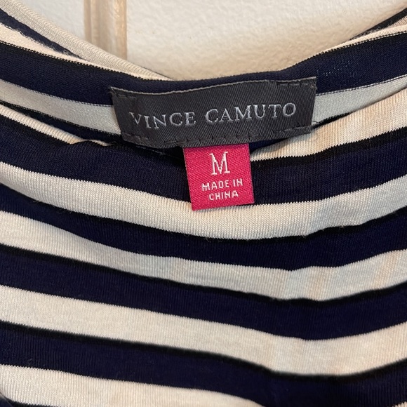 Vince Canute, navy stripe dress size M, never worn - Picture 3 of 4